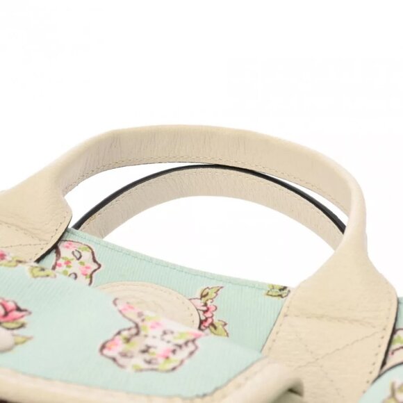 GUCCI Children's Dog/Flower pattern Mint Green/White/Blanc - Picture 5 of 12